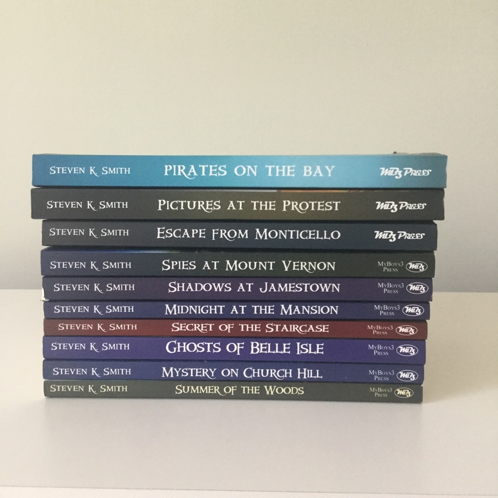Steven K.Smith Mystery books for kids like new condition